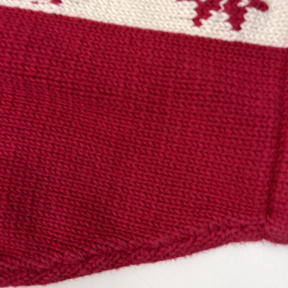 Hanna Andersson Red Holiday Snowflake Sweater - Picture 3 of 5